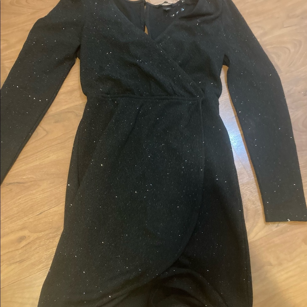 Long-sleeve Sparkly Dress